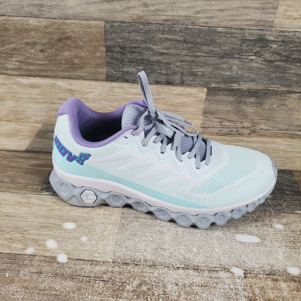 Inov-8 F-Lite Fly G 295 Womens Shoes Sz 9 Athletic White Blue Purple Sneakers
